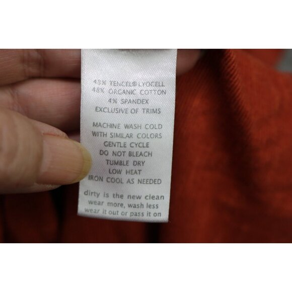 Toad & Co. Cap Sleeve Organic Cotton Blend Dress-Size XL-Pockets - Picture 6 of 9